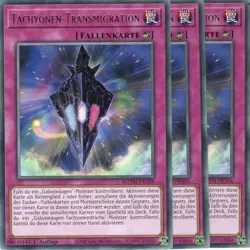 yugioh 3x Tachyonen-Transmigration MZTM-DE106 RARE 1AUFLAGE DEUTSCH - Image 1
