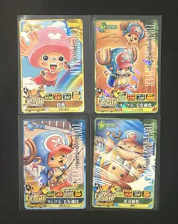 CHOPPER IC Holo ONE PIECE Card Game + Bundle Lot Of 4 Cards Japanese - Image 1