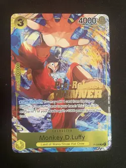ONE PIECE GCC Luffy Vivi Zoro Pre Release Winner LOT - Image 4