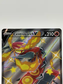 Pokemon TCG Shining Fates Centiskorch v SV108/SV122 Holo Rare Card - Image 4