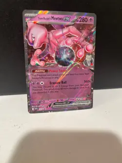 Team Rocket's Mewtwo ex 205 Sv: Scarlet & Violet Promo Cards Holo - Image 2