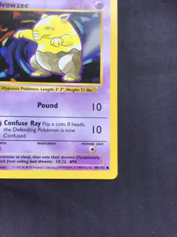 Pokemon Cards: Base Set 1st Edition Common: Drowzee 49/102 - Image 4