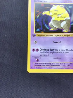 Pokemon Cards: Base Set 1st Edition Common: Drowzee 49/102 - Image 5
