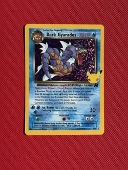 Dark Gyarados 8/82 Holo Celebrations Classic Collection Pokemon Card - Image 1