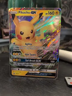 Pikachu GX-SM232 -Jumbo Oversized Pokemon Card Sun & Moon Black Star - Image 1