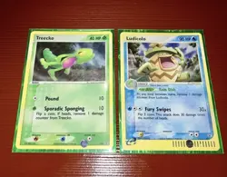 POKEMON TCG EX EMERALD HOLO CARD LOT LUDICOLO TREECKO BASIC STAGE 2 ENGLISH 2 - Image 1