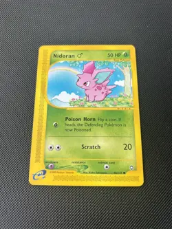 Pokemon Card Aquapolis E Series Nidoran 96/147 WOTC - Image 3