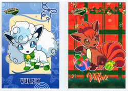 Pokemon - Merry Christmas Card Database - VULPIX * CRACKED ICE HOLO * - Image 1