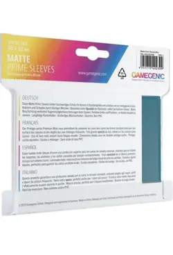 Gamegenic Blue Matte Premium Card Sleeves Standard Size 100ct 66x91mm - Image 2