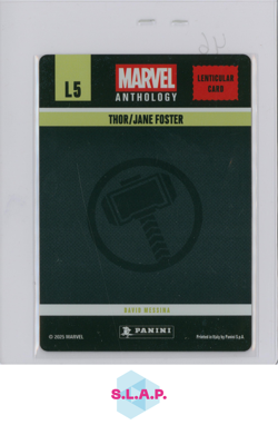 THOR/JANE FOSTER PANINI L5 MARVEL ANTHOLOGY LENTICULAR CARD 2025 ENGLISH - Image 2