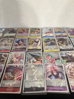 One Piece Japanese Tcg Card Game 59 Cards Mixed Lot w/ 52 Foils/7 Leader - Image 4