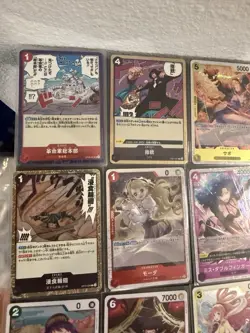 One Piece Japanese Tcg Card Game 59 Cards Mixed Lot w/ 52 Foils/7 Leader - Image 5