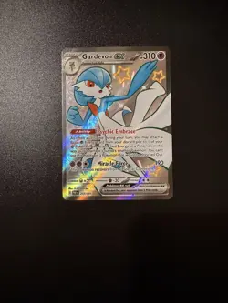 Pokemon TCG Gardevoir EX Full Art Holo Card 217/091 Paldean Fates NM - Image 1