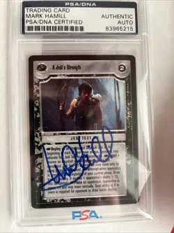 Star Wars CCG Mark Hamill Signed PSA Authenticated Card - Image 1