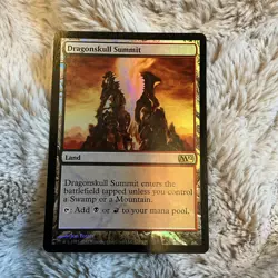 MTG - Dragonskull Summit- Core 2012 (M12)- FOIL- LP- MAGIC CARD - Image 1