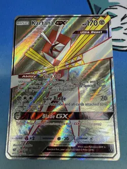 Kartana GX 106/111 Sun & Moon Crimson Invasion Full Art 2017 Pokemon Card - Image 1