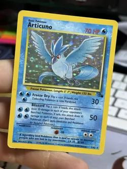 #3 Articuno 2/62 Fossil 1999 Holo Rare WOTC Pokemon Card TCG - Image 4