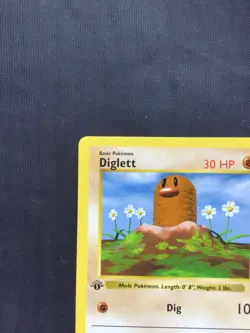 Pokemon Cards: Base Set 1st Edition Common: Diglett 47/102 - Image 2