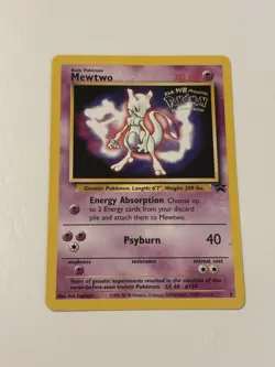 Mewtwo # 3 LP/ MP Promo Kids WB Presents The First Movie Card Pokemon TCG - Image 1