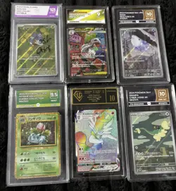 Pokemon TCG Graded Cards x 6 slab bundle job lot phantasmal mega dream sar ace - Image 1