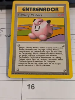 1999-2000 Spain Print Clefairy Doll 70/102 Base Set Spanish Pokemon Card - Image 2