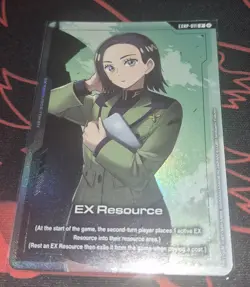 Gundam Card Game EX Resource Token - EXRP-011 P Promo Holofoil - Bandai GCG - Image 2