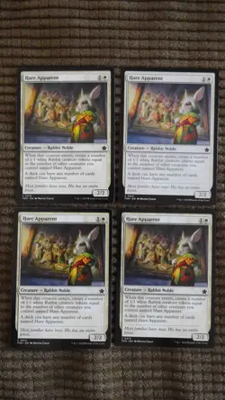 Magic: the Gathering / MtG Hare Apparent x4 Foundations - Image 1