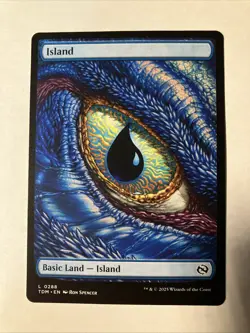 MTG Island Dragon Eye Land Tarkir: Dragonstorm (0288) NM - Image 1