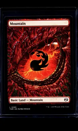 2025 MTG Magic The Gathering Tarkir Dragonstorm Full Art 290 Dragon Eye Mountain - Image 1