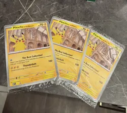 Pokemon Pikachu At The Museum Jumbo Card MEP Promo - New/Sealed In Packet X3⚡⏳ - Image 1