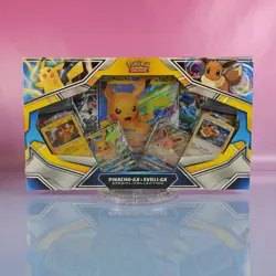 PIKACHU-GX & EVOLI-GX SPEZIAL KOLLEKTION POKEMON 2019 SUN & MOON GEN GERMAN 1 - Image 1