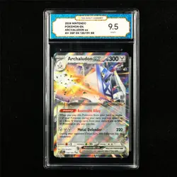TQG 9.5 MINT+ 2024 Pokemon ENG Archaludon ex 130/191 RR - Image 1
