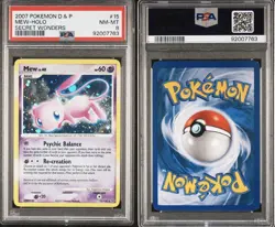 Pokemon Mew TCG 15/132 D&P Secret Wonders Rare Holo Card NM-MT Condition 2007 - Image 3