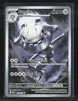 2025 Pokemon Scarlet & Violet Megalithic Elite Steelix #150/132 - Image 1