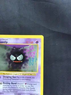 Pokemon Cards: Base Set 1st Edition Common: Gastly 50/102 - Image 3