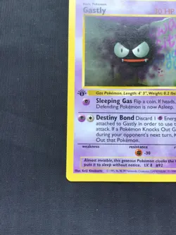 Pokemon Cards: Base Set 1st Edition Common: Gastly 50/102 - Image 5