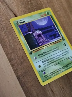 Grimer 1st Edition Near Mint 48/62 Fossil Set Pokemon Vintage Card WOTC 1999 - Image 3