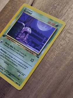 Grimer 1st Edition Near Mint 48/62 Fossil Set Pokemon Vintage Card WOTC 1999 - Image 4