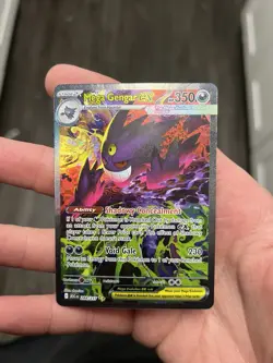Pokemon TCG Ascended Heroes Mega Gengar EX SIR English 284/217 *MINT* - Image 1