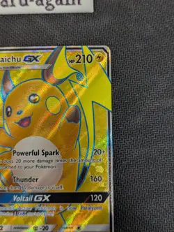 Pokemon TCG Raichu GX SM90 Black Star Promo Sun and Moon, NM Condition - Image 4