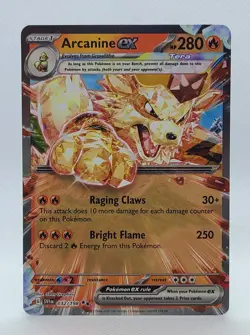 Arcanine EX 032/198 Scarlet & Violet Base Set Pokemon TCG NM - Image 1