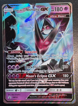 Pokemon Necrozma GX SM 101 Sun & Moon Promo Dawn Wings LP - Image 1