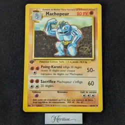 Carte Pokemon machopeur 34/102 Edition 1 Set de Base wizards Francais VF - SDB - Image 1