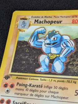 Carte Pokemon machopeur 34/102 Edition 1 Set de Base wizards Francais VF - SDB - Image 3