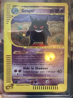 Pokemon Gengar Expedition Base Set Holo Rare 13/165 SWIRL (GEM MINTU) - Image 3