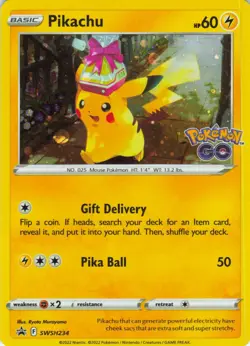 Pikachu - Holo - SWSH234 Black Star Promo - Pokemon TCG - 2022 - Image 1