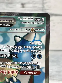 2023 Pokemon 184/165 Blastoise ex Scarlet & Violet 151 Full Art/Ultra Rare - Image 4
