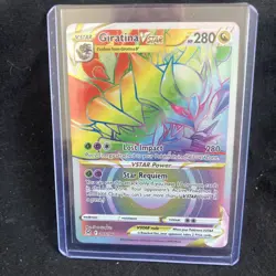 Pokemon TCG Giratina VSTAR 201/196 Secret Rainbow Rare, Lost Origin - Image 1