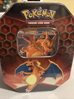 Pokemon Hidden Fates GX Tin-Charizard Factory Sealed New 820650804816 - Image 1