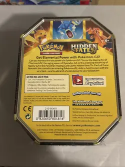 Pokemon Hidden Fates GX Tin-Charizard Factory Sealed New 820650804816 - Image 4